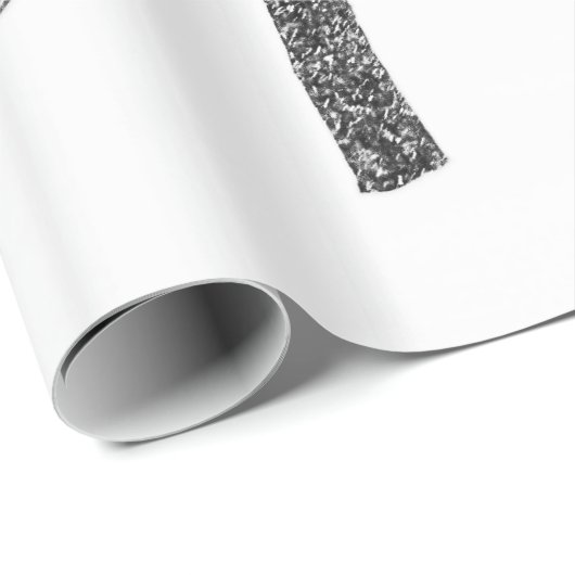 als ich Seite mit Bäumen Geschenkpapier (Rolleneckpunkt)