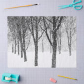 als ich Seite mit Bäumen Seidenpapier (Basteln)