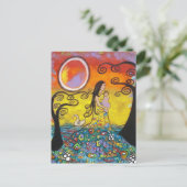 Als ich sie hielt, war alles anders als die Postka Postkarte (Stehend Vorderseite)