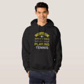 Als ich Tennis spielte Hoodie (Vorne ganz)