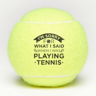 Als ich Tennis spielte Tennisbälle