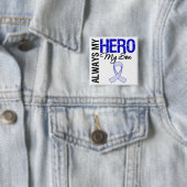 ALS Immer mein Held Mein Sohn Button (Beispiel)