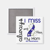 ALS Immer verzeihe ich meine Mama 3 Magnet (Vorderseite/Rückseite)