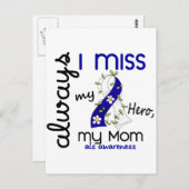 ALS Immer verzeihe ich meine Mama 3 Postkarte (Vorne/Hinten)