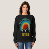 Als Internist Sweatshirt (Vorne ganz)