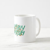 Als Ire geboren Kaffeetasse (VorderseiteRechts)