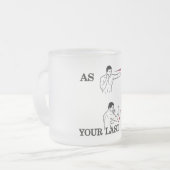 ALS JE LETZTE INCARNATION - Lektion gelernt? Mug Mattglastasse (Vorderseite Links)