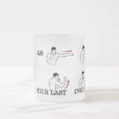 ALS JE LETZTE INCARNATION - Lektion gelernt? Mug Mattglastasse (Mittel)