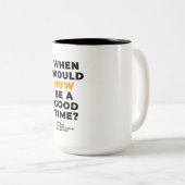 Als JETZT Kaffee-Tasse wurde Zweifarbige Tasse (VorderseiteRechts)