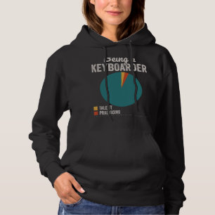 Als Keyboarder Musiker Funny Keyboard Player Hoodie