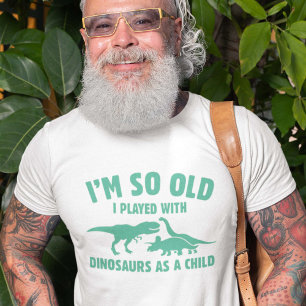 Als Kind Spielte Ich Mit Dinosauriern T-Shirt