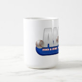 ALS Klassischer Weißer Becher Kaffeetasse (Mittel)