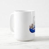 ALS Klassischer Weißer Becher Kaffeetasse (Vorderseite Links)
