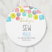 Als Knopfdruck niedliche Babydusche Geschenkanhänger (Vorderseite)