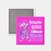 Als Königin befolge ich nie die Regeln Magnet (Vorderseite/Rückseite)