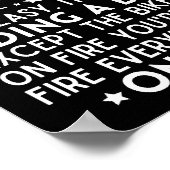 Als Krankenschwester ist es einfach, ein Fahrrad z Poster (Ecke)