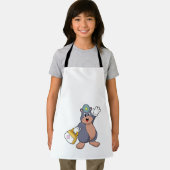 Als Krankenschwester mit Verbandskasten.PNG Schürze (Insitu)