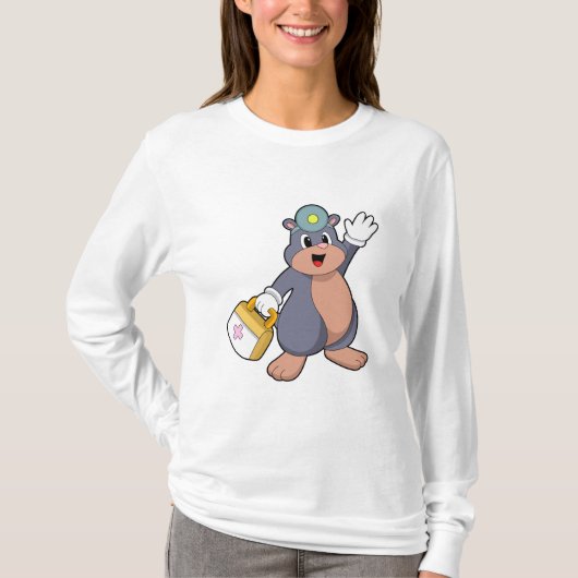 Als Krankenschwester mit Verbandskasten.PNG T-Shirt (Vorderseite)