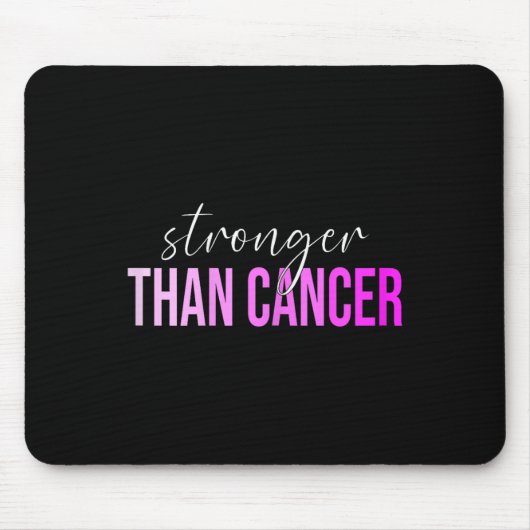 als Krebs Brustkrebs Mousepad (Vorne)