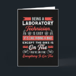 Als Labortechniker Science Labrador Tech Karte<br><div class="desc">Dieses lustige Labortechniker Design für Damen und Herren,  die ihre Labor- und Wissenschaftsarbeit Liebe haben. Zeigen Sie,  dass Sie ein Labrador-Technologie sind. Im Labormotiv ist das Zitat ein Labortechniker zu sein.</div>
