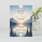 Als Lakeside Mountain Fun Natur Brautparty Einladung (Stehend Vorderseite)