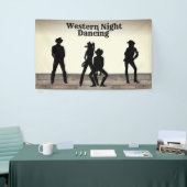 Als Line Dance verwendet Banner (Messeveranstaltung)