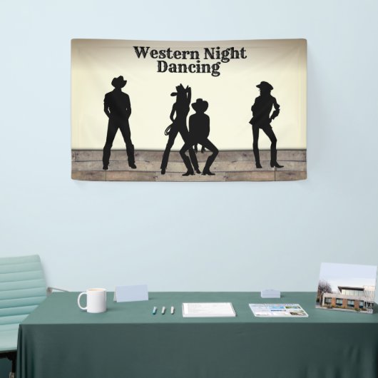 Als Line Dance verwendet Banner (Messeveranstaltung)