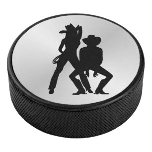 Als Line Dance verwendet Eishockey Puck