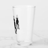 Als Line Dance verwendet Glas (Links)