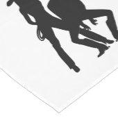 Als Line Dance verwendet Mittelgroßer Tischläufer (Ecke)
