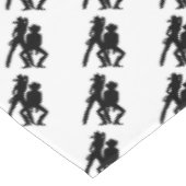 Als Line Dance verwendet Tischdecke (Schrägansicht)