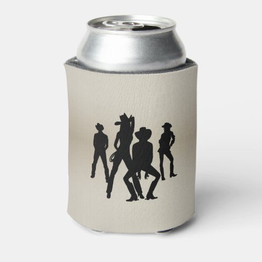 Als Line Dance Western verwendet Dosenkühler (Kanne Rückseite)