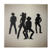 Als Line Dance Western verwendet Fliese (Vorderseite)