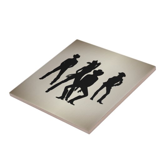 Als Line Dance Western verwendet Fliese (Seite)