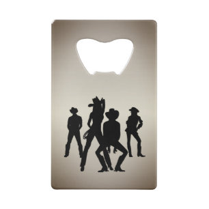 Als Line Dance Western verwendet Geldbeutel Flaschenöffner