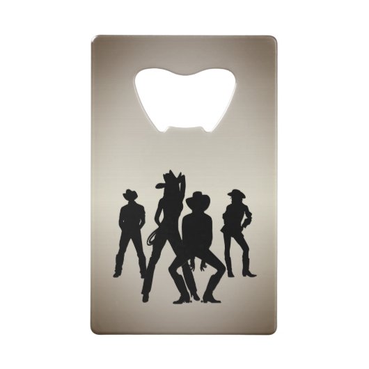 Als Line Dance Western verwendet Geldbeutel Flaschenöffner (Rückseite)