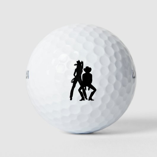 Als Line Dance Western verwendet Golfball (Vorderseite)