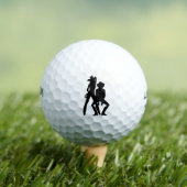 Als Line Dance Western verwendet Golfball (Insitu T-Shirt)