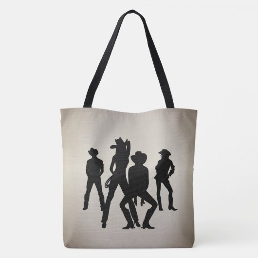 Als Line Dance Western verwendet Tasche (Rückseite)