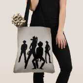 Als Line Dance Western verwendet Tasche (Von Nahem)