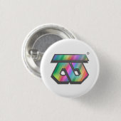 Als-Logo-Button-Abzeichen, klein (3.2cm/1.25") Button (Vorne & Hinten)