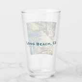 Als Long Beach, CA golden war (Strandpromenade) Glas (Rückseite)