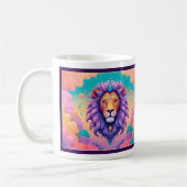 Als Löwe geboren Kaffeetasse (Links)
