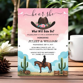 Als lustige Stall Hat Farm Film USA Cowboy Gender- Einladung