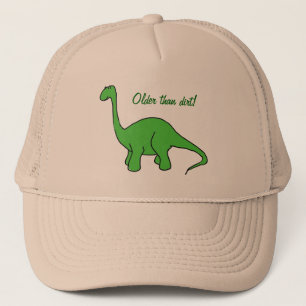ALS lustiges älteres als Schmutz-Dinosaurier-Hut Truckerkappe