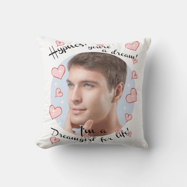 Als Mädchen und Hypnos sind Sie ein Traumkissen Kissen (Vorderseite)