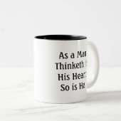 Als Mann Thinketh Tasse (VorderseiteRechts)