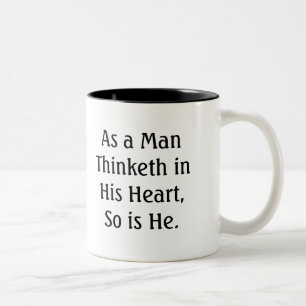 Als Mann Thinketh Tasse