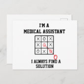 Als medizinischer Assistent finde ich immer eine L Postkarte (Vorne/Hinten)