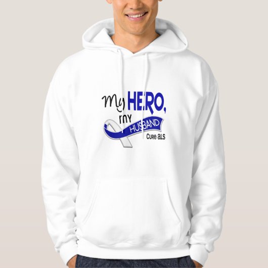 ALS mein Ehemann mein Held 42 Hoodie (Vorderseite)